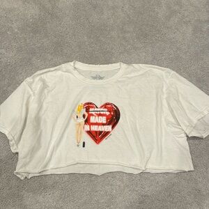 boys lie cropped t shirt